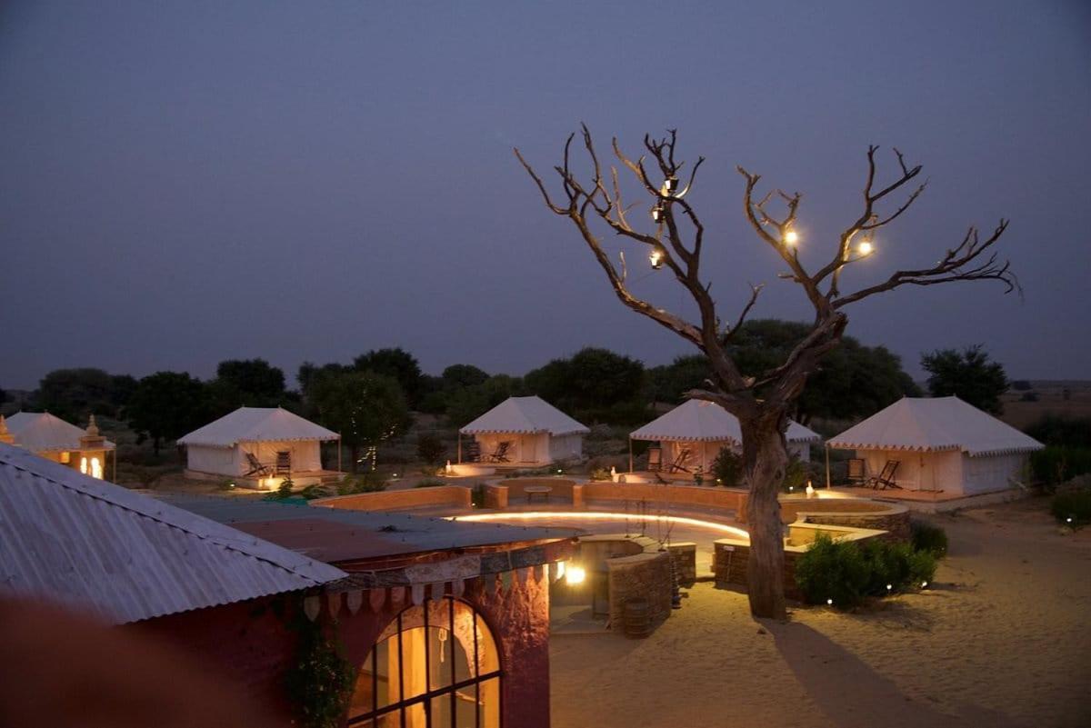 Golden Sandstone Hotel Desert Safari Camp Джайсалмер Экстерьер фото