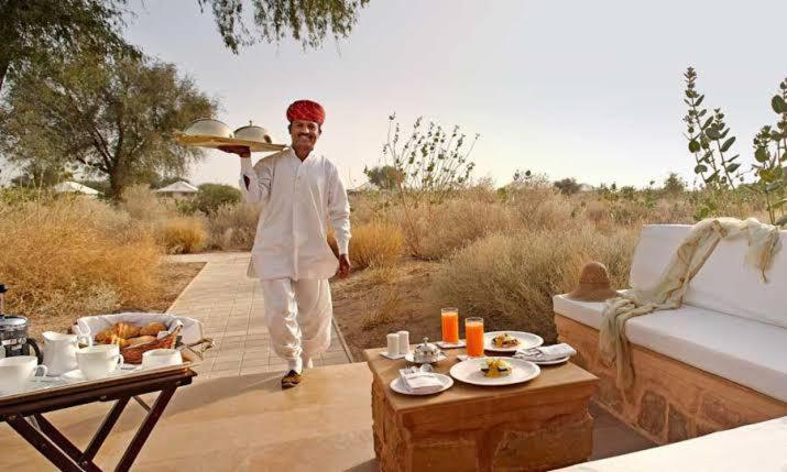 Golden Sandstone Hotel Desert Safari Camp Джайсалмер Экстерьер фото